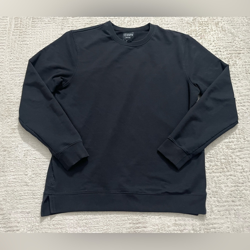 CUTS Hyperloop Split Hem Crewneck Sweatshirt - image 1
